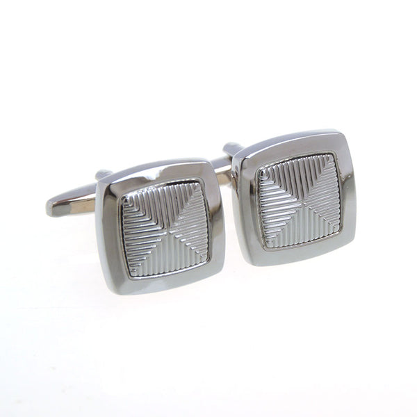 Plain Colour Metal Cufflinks