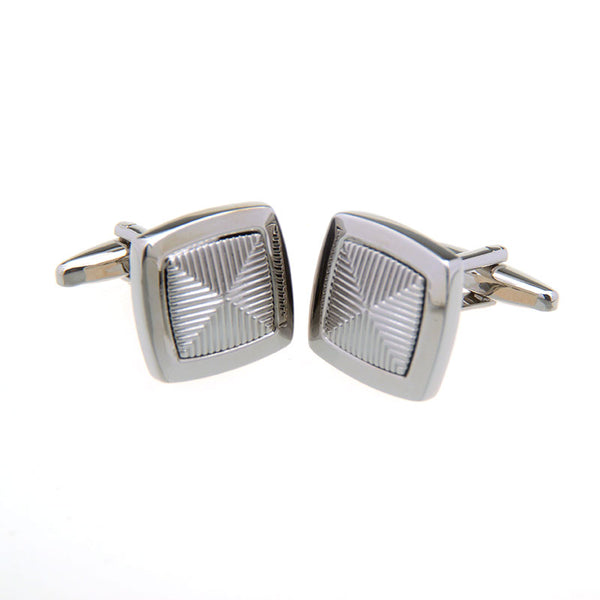 Plain Colour Metal Cufflinks