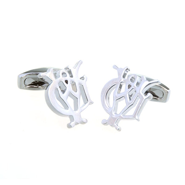 Plain Colour Metal Cufflinks