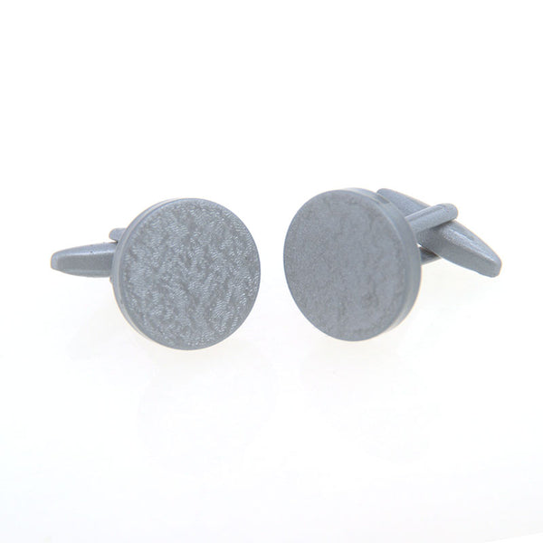 Plain Colour Metal Cufflinks