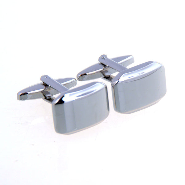 Plain Colour Metal Cufflinks