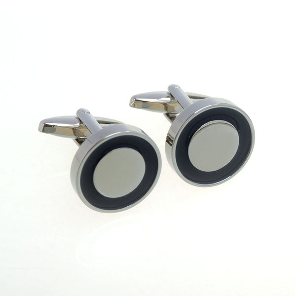 European & American Classical Enamel Dropping Glue Cufflinks