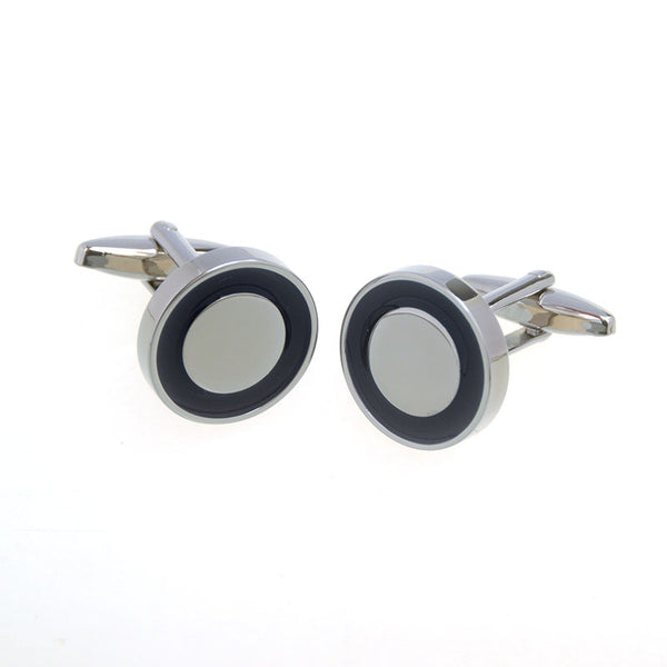 European & American Classical Enamel Dropping Glue Cufflinks