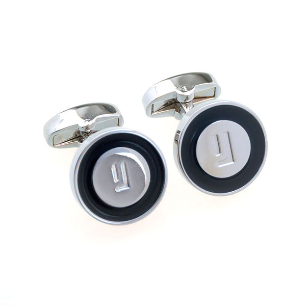 European & American Classical Enamel Dropping Glue Cufflinks