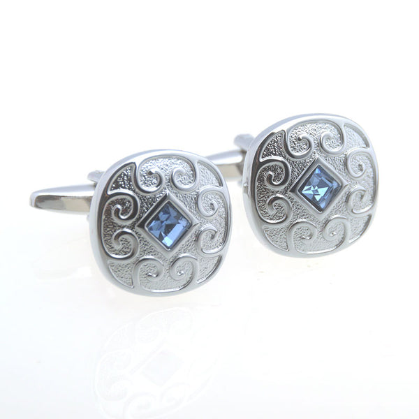 Festivals Wedding Reception Crystal Zircon Cufflinks