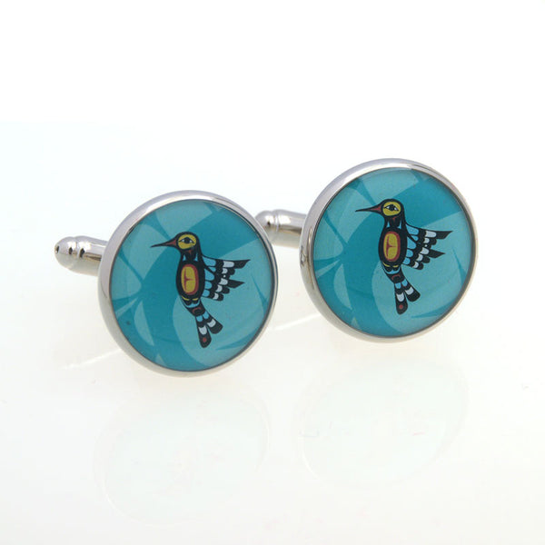 Animals Plants Enamel Dropping Glue Cufflinks