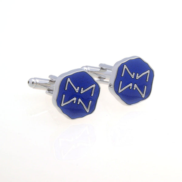 Festivals Wedding Reception Enamel Dropping Glue Cufflinks