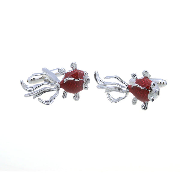 Animals Plants Enamel Dropping Glue Cufflinks