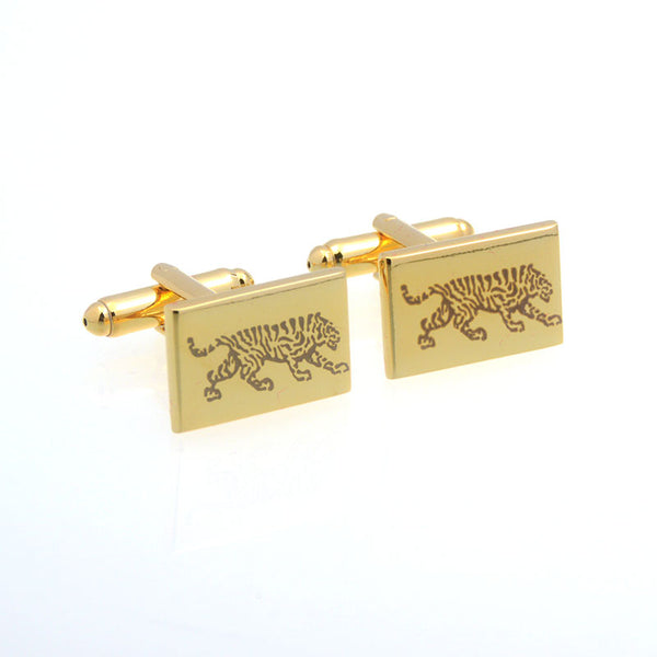 Animals Plants Enamel Dropping Glue Cufflinks