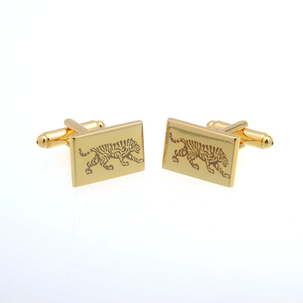 Animals Plants Enamel Dropping Glue Cufflinks