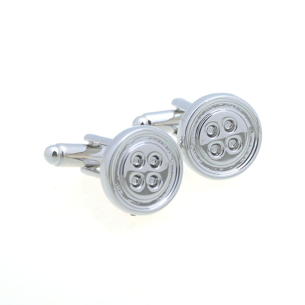 Plain Colour Metal Cufflinks