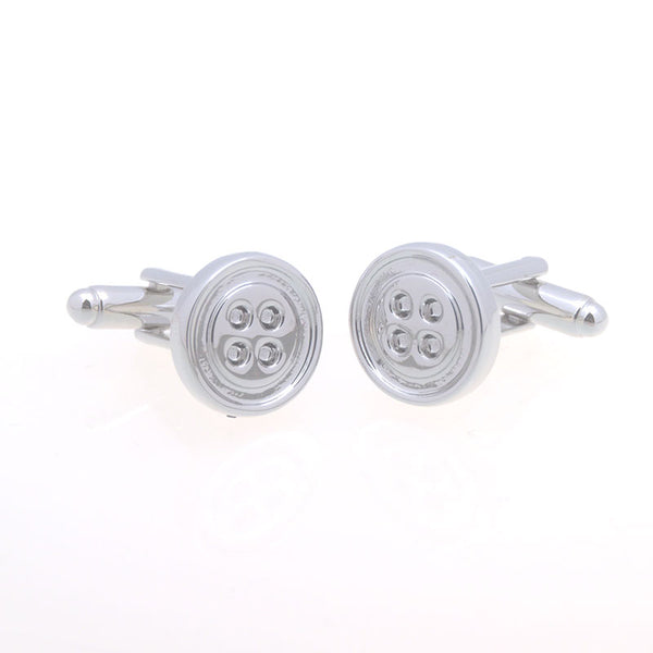 Plain Colour Metal Cufflinks