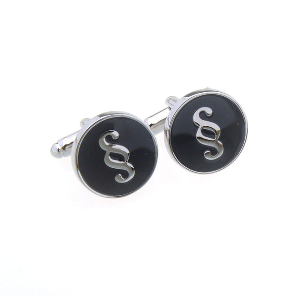 European & American Classical Enamel Dropping Glue Cufflinks