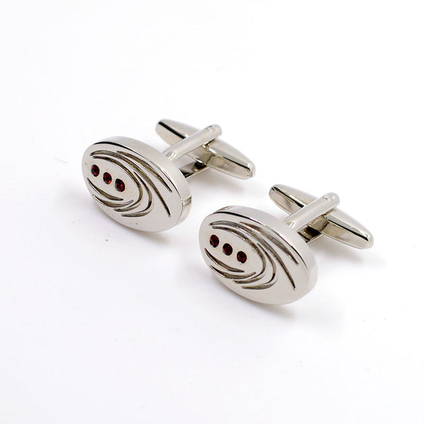 Festivals Wedding Reception Crystal Zircon Cufflinks