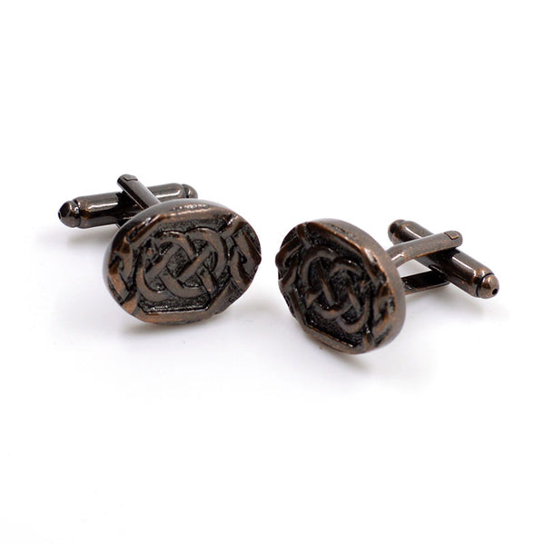 Sports Technology Plain Colour Metal Cufflinks