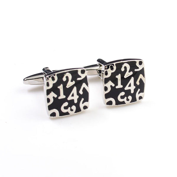 Festivals Wedding Reception Enamel Dropping Glue Cufflinks