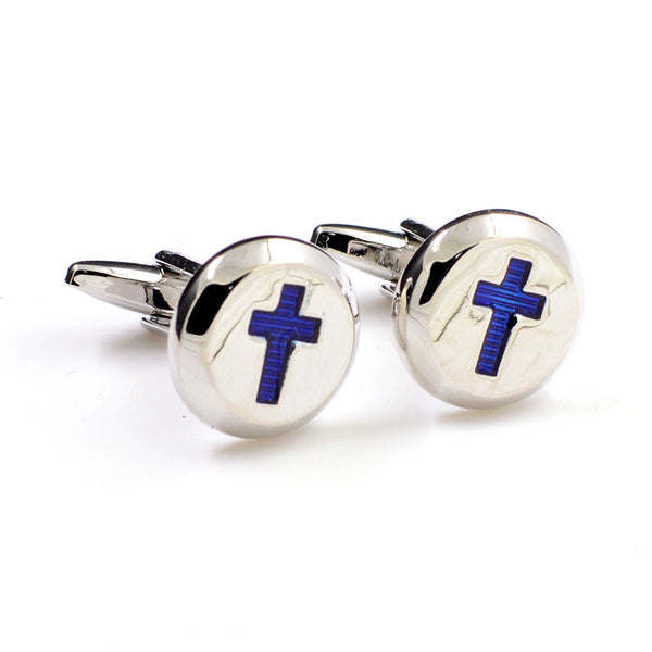 Festivals Wedding Reception Enamel Dropping Glue Cufflinks