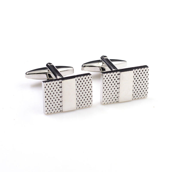 Plain Colour Metal Cufflinks