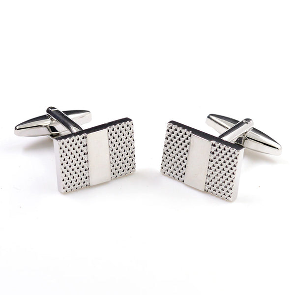 Plain Colour Metal Cufflinks