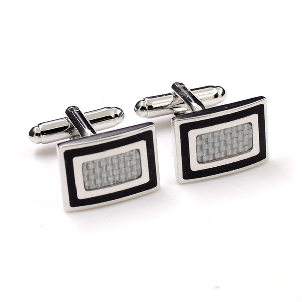 Enamel Dropping Glue Cufflinks