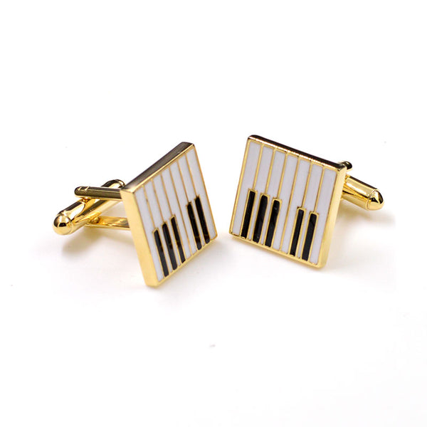 Festivals Wedding Reception Enamel Dropping Glue Cufflinks