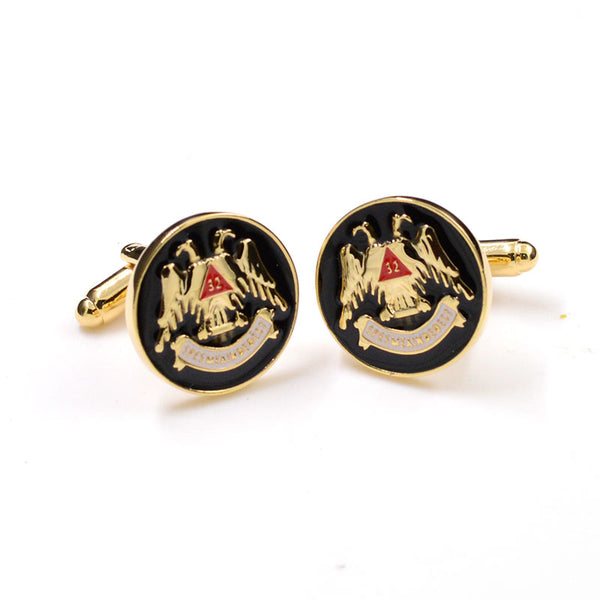 Zodiac Sign Constellation Enamel Dropping Glue Cufflinks