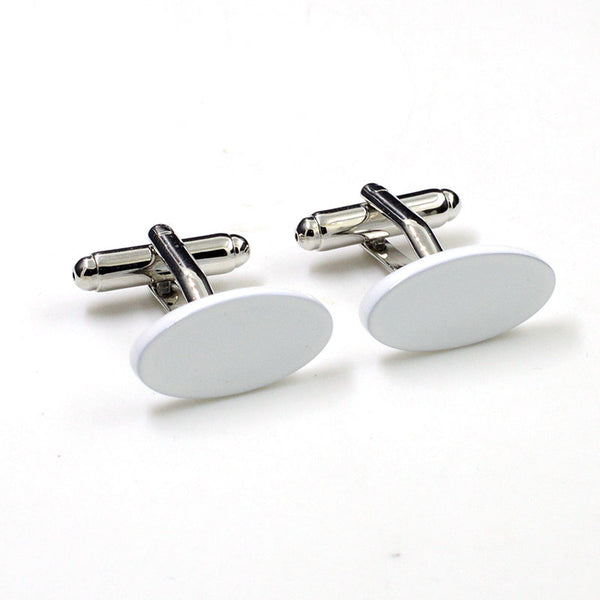 European & American Classical Grease Baking Paint Cufflinks