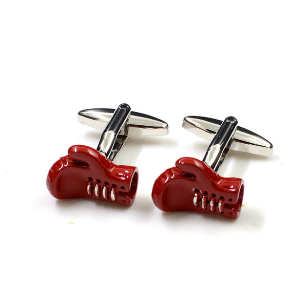 Cartoon Anime Grease Baking Paint Cufflinks