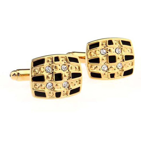 Crystal Zircon Cufflinks