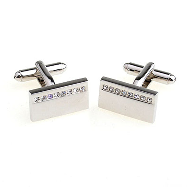 Crystal Zircon Cufflinks