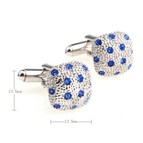 Crystal Zircon Cufflinks