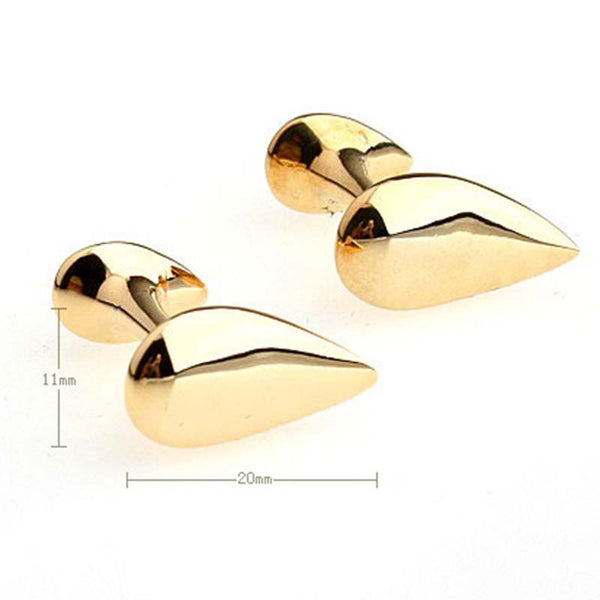 Plain Colour Metal Cufflinks