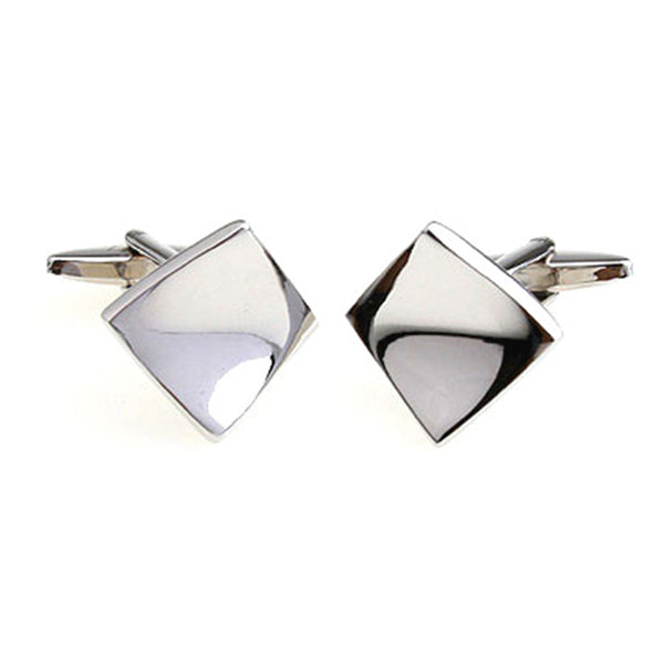 Plain Colour Metal Cufflinks