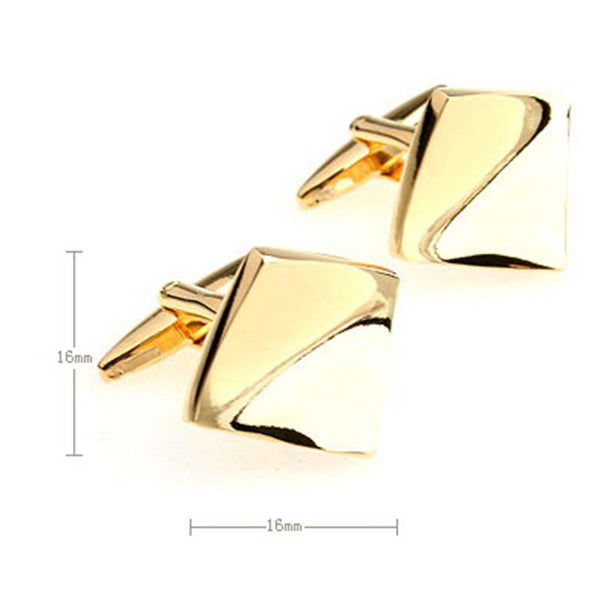 Plain Colour Metal Cufflinks