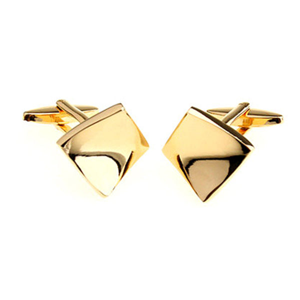 Plain Colour Metal Cufflinks