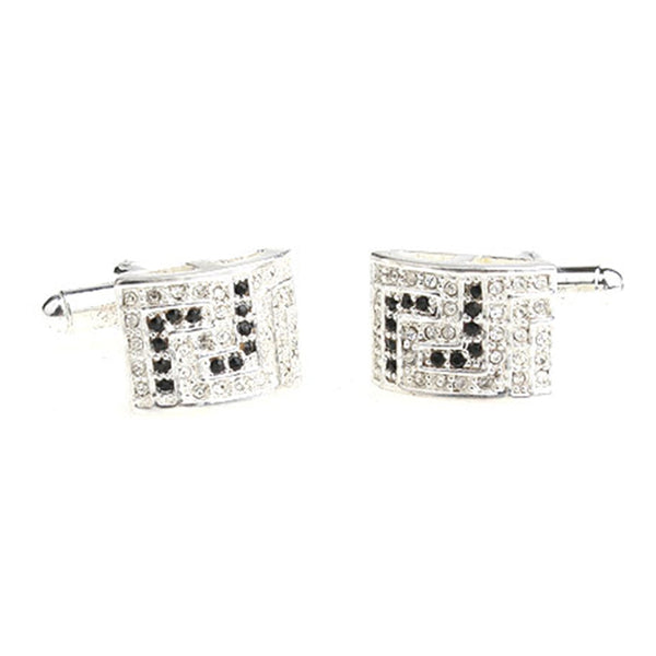 Crystal Zircon Cufflinks