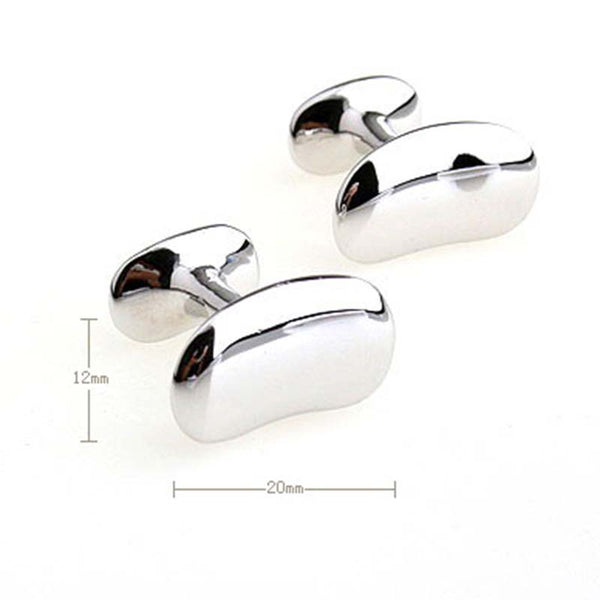 Plain Colour Metal Cufflinks