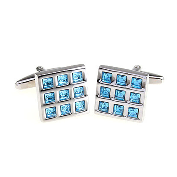 Crystal Zircon Cufflinks