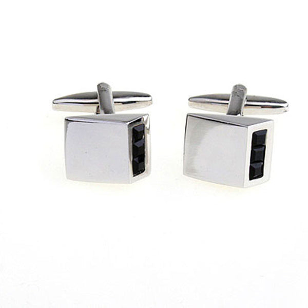 Crystal Zircon Cufflinks