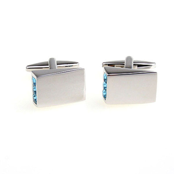 Crystal Zircon Cufflinks