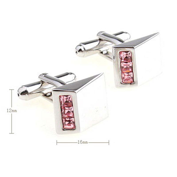 Crystal Zircon Cufflinks