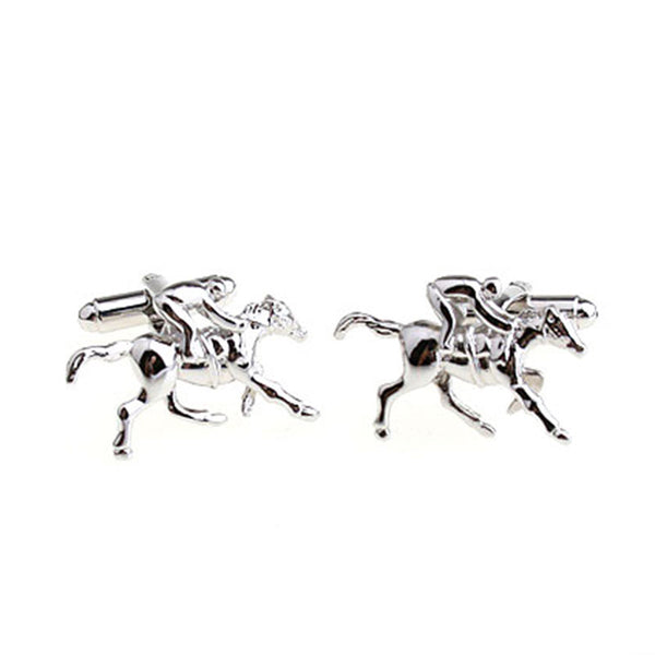 Animals Plants Plain Colour Metal Cufflinks