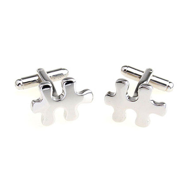 Plain Colour Metal Cufflinks