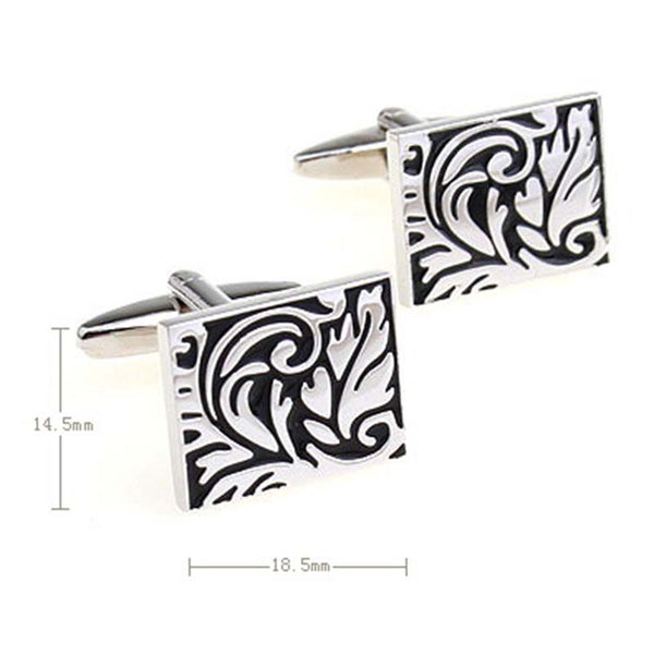 Enamel Dropping Glue Cufflinks