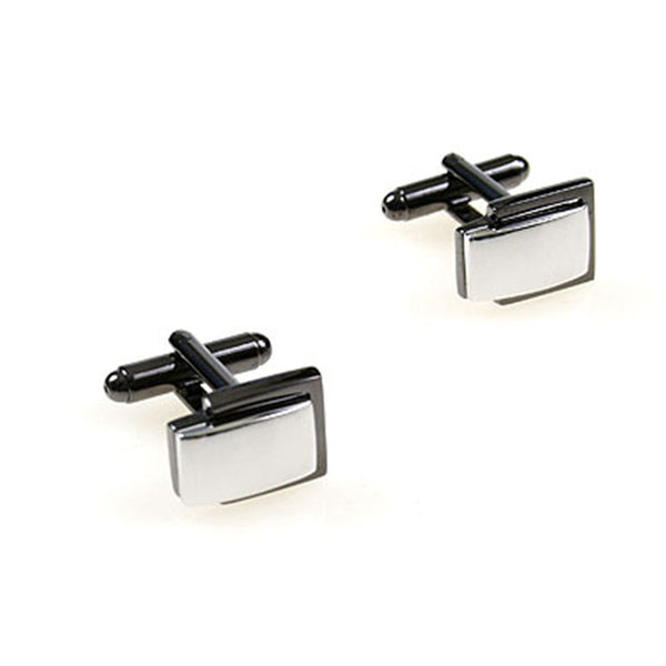 Plain Colour Metal Cufflinks