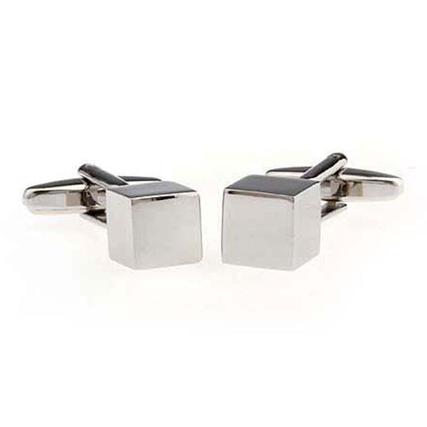 Plain Colour Metal Cufflinks