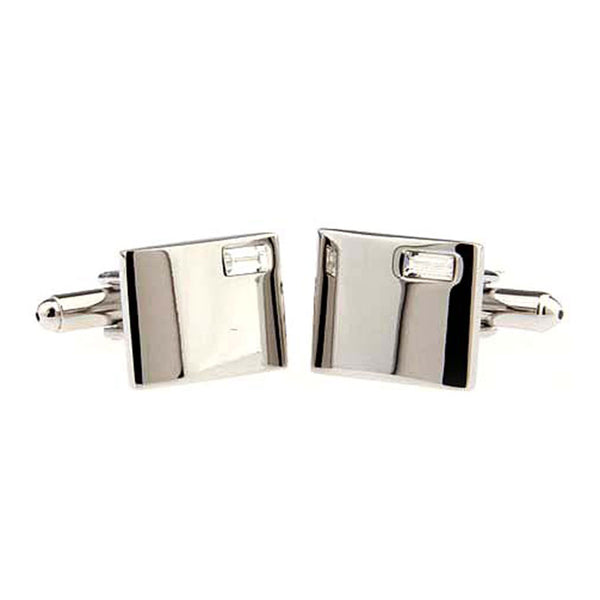 Crystal Zircon Cufflinks