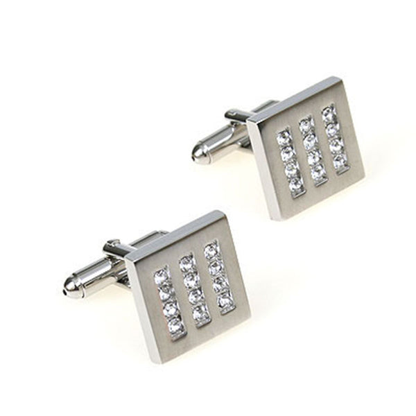 Crystal Zircon Cufflinks