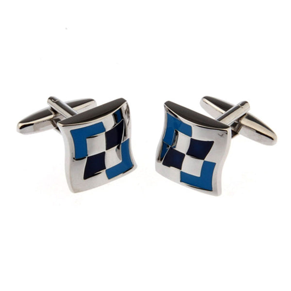 Enamel Dropping Glue Cufflinks