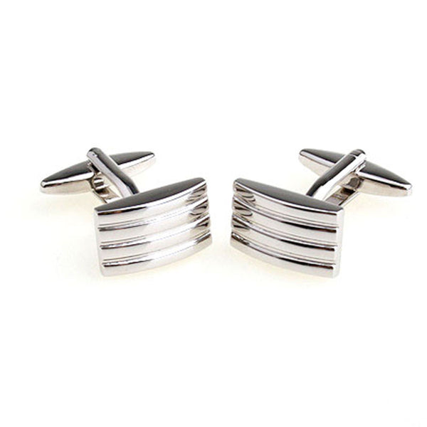 Plain Colour Metal Cufflinks